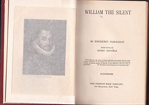 William the Silent B00HX4WIZG Book Cover