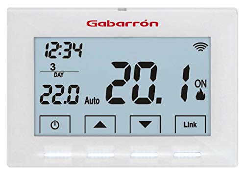 ELNUR GABARRON | Cronotermostato de Calefacción con WiFi | Programable | Compatible con Alexa para...