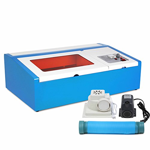 CNCShop Laser Engraving Machine Laser Cutting Machine Co2 Laser Engraver 40W Carving Tools Artwork Milling Woodworking (40W)