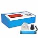 CNCShop Laser Engraving Machine Laser Cutting Machine Co2 Laser Engraver 40W Carving Tools Artwork Milling Woodworking (40W)