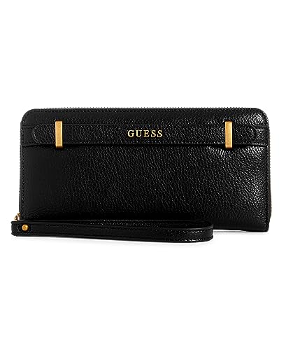 GUESS Sestri Large Zip Around Wallet, Black