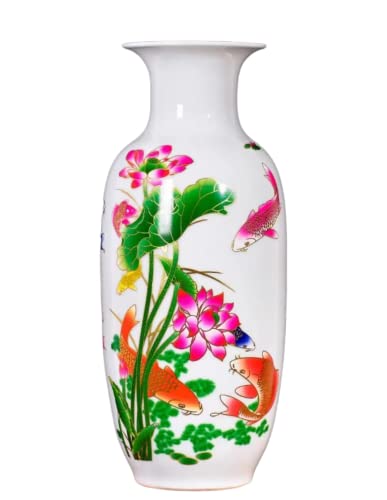 Regalo perfetto per gli accessori creativi per la decorazione della casa: bellissimo vaso cinese non solo per la decorazione della casa, decorazione del ristorante, decorazione dell'ufficio, decorazione del centrotavola, decorazione del tavolo Adinner, e crediamo che sia un regalo perfetto per l'inaugurazione della casa, San Valentino, Ringraziamento, Natale.