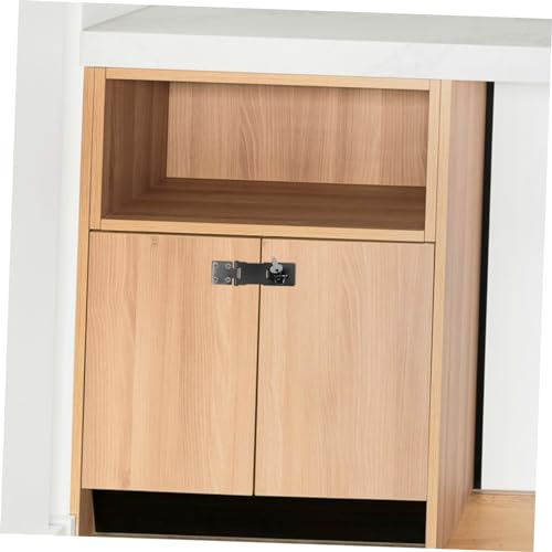 Image of PartyKindom Shed Latch Door Security Latch Barn Door Lock Padlock Robust Keyed Locking for Offices