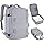 Mochila Viaje Cabina Avion 40x20x25 compatible con Aerolineas– Maleta Cabina con apertura 180°, puerto USB y compartimentos organizados – Mochila Viaje ligera impermeable Mochila Mujer (Gris)