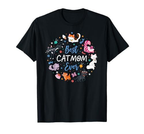 Disney Pet Parent Mother’s Day Disney Cats Best Cat Mom Ever Camiseta