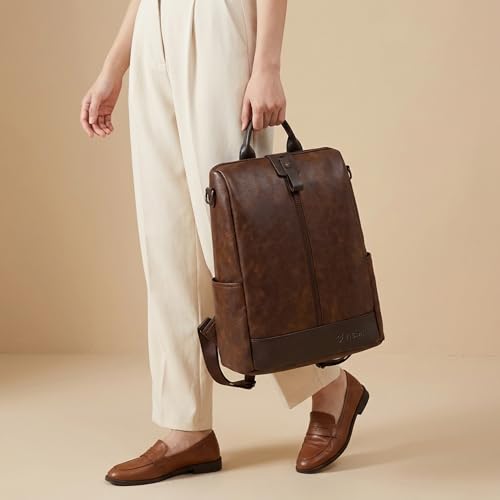 Image of VISMIINTREND Backpack for Women | Stylish Vegan Leather Backpack Bags for Women | College Bag for Girls | Office, Travel & Daily Use | Trendy Women Backpack | Gift for Wife, Sister & Friend