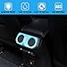 JeCar Rear Air Vent Cover Trim Light Blue Interior Accessoreis for 2018-2025 Jeep Wrangler JL Gladiator JT Sahara Sport Rubicon