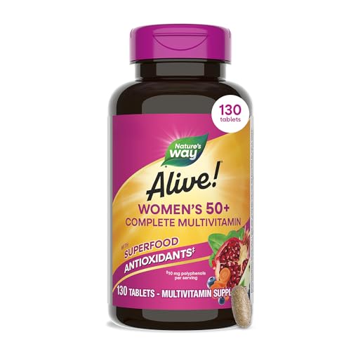 Natures Way Alive! Womens 50 Plus Complete Multivitamin Tablets 130 ct