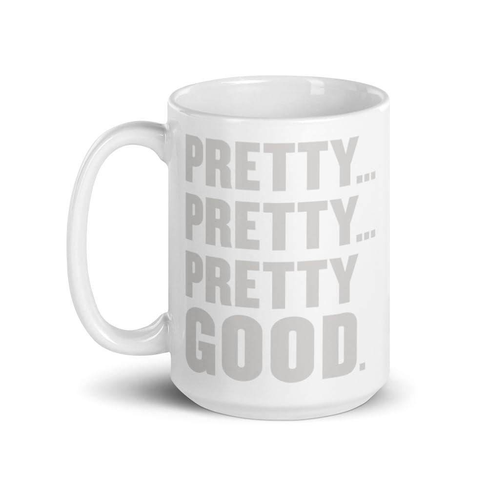 HBO - Curb Your Enthusiasm "Pretty Pretty Good" White Mug - 15 oz - Officially Licensed