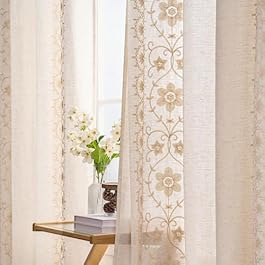 Beige Farmhouse Curtains...