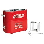 Nostalgia Coca-Cola Hot Dog Toaster - 2 Slot Bun Mini Tongs - Works with Chicken, Turkey, Veggie Links, Sausages and Brats - Coke Red - Image 5