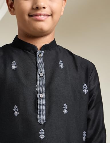 Image of Amazon Brand - Symbol Boy's Festive Embellished Kurta Pajama Set