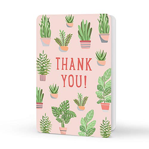 Image of Note Card & Sticker Set by Studio Oh! - Grow with Me Thank You - Set of 12-3.5 inch x 5.25 inch Blank Cards with Envelopes and Stickers - Includes 3 Cards Each of 4 Designs