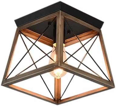 Lampes suspendues et plafonnier industriel de ferme pour îlot de cuisine