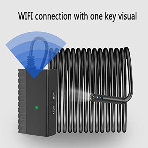 Borescopen draadloze industriële endoscoop met dubbele lens, 8 mm 1080P HD wifi-borescope, 1200 mAh batterij, semi… - Image 7