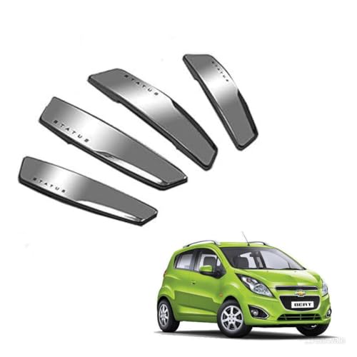 Image of Autokaar Status Car Door Edge Guard Scratch Protector Silver Universal for Chevrolet Beat /Cruze /Enjoy /Sail