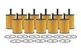 Set of 11 Engine Motor Oil Filters For Audi Volkswagen A3 Quattro Beetle CC Eos EuroVan Golf Jetta