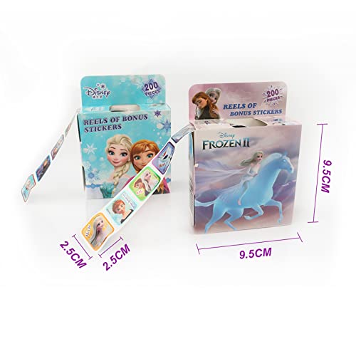 Gxhong Set di Adesivi Frozen, 2 Pezzi Adesivi