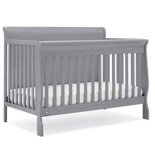 Delta Children Simmons Carter 6-in-1 Convertible Crib Grey