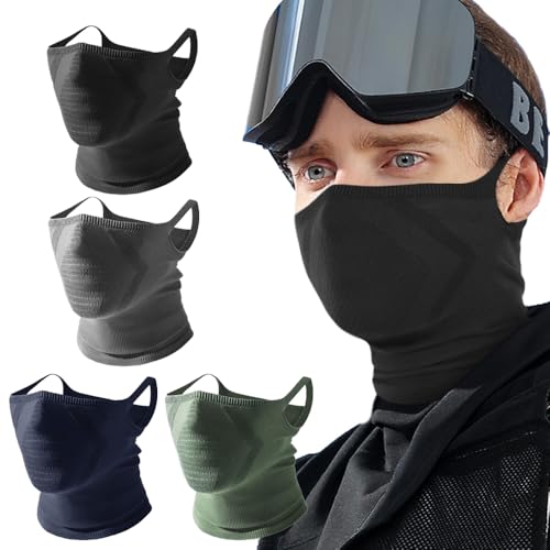 Image of WTACTFUL Ski Mask Neck Gaiter Warmer Balaclava Half Face Mask Men Women