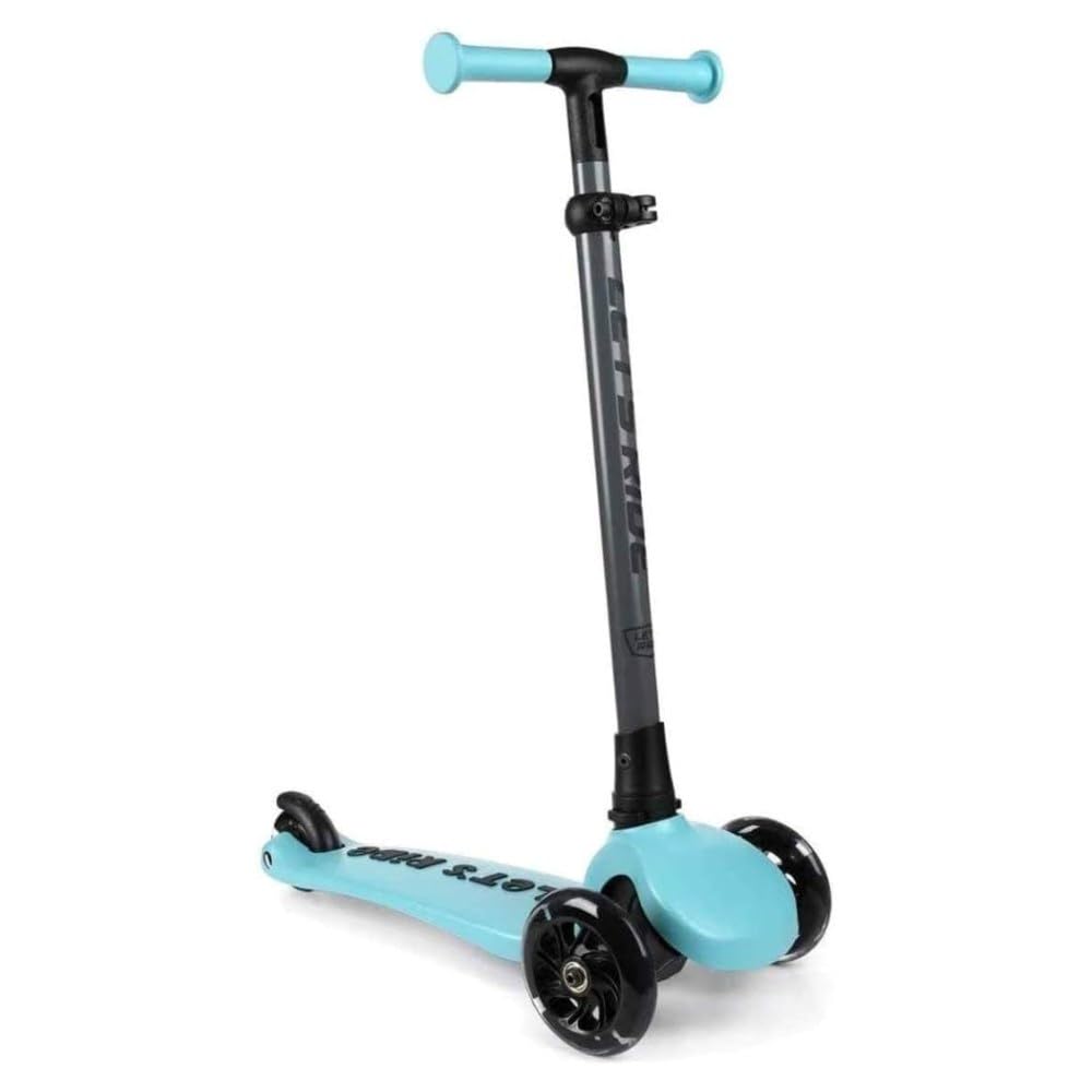 Let's Be Child Let's Ride 3 Tekerlekli Katlanabilir Işıklı Scooter Turkuaz