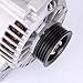 Hiolpen 27060-21150 104210-8180 12V 80Amp Alternator Fit for 2006 2007 2008 2009 2010 2011 2012 2013 2014 (Only to 7/2014)2015 for Toyota Yaris Car Alternator AC alternator for Toyota Yaris 1.5L
