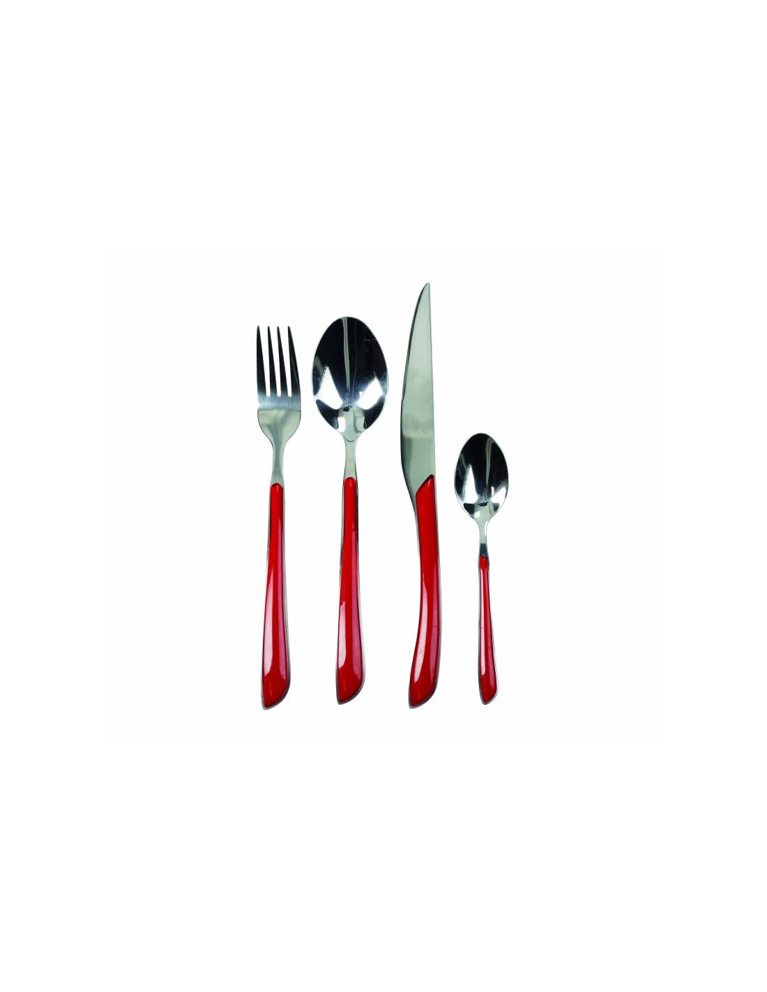 BRANDANI Juego de 24 cubiertos coral inoxidable 51007