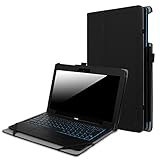 Fintie Nextbook Ares 11A / Nextbook Ares 11 / Nextbook Flexx 11 Tablet Case - Premium Vegan Leather Folio Case Cover for Nextbook Ares 11.6 Inch (Android) / Flexx 11.6 Inch (Windows) Tablet, Black
