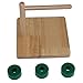 Montessori Infant Toys Materials for Toddlers 6 Months-1-2 Year Old Babies Infant & Toddler Materials Discs on Horizontal Dowel 4 in 1