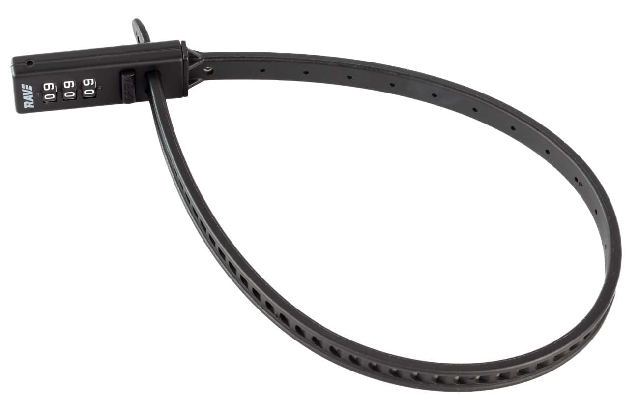 Kabelbinder Schloss Mit Zahlenkombination - Verstellbarer Diebstahlschutz Für Fahrrad, Schrank & Mehr