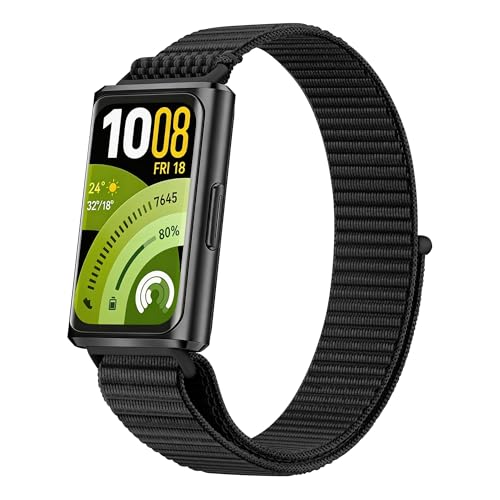 Image of XMUXI Compatible with Huawei Band 11 Nylon Straps Compatible with Huawei Band 11 Pro Watch Strap Lightweight Replacement Strap (No Watch)