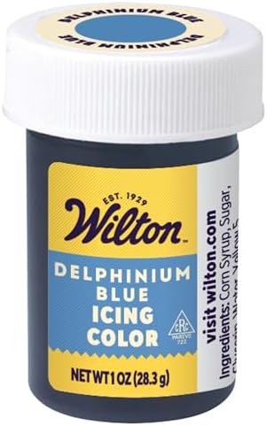 Wilton W610-228 Icing Colours, 30ml, Delphinium Blue