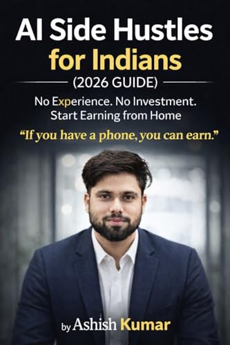 AI Side Hustles for Indians (Beginner's Guide): No Experience. No Investment. Start Earning from Home