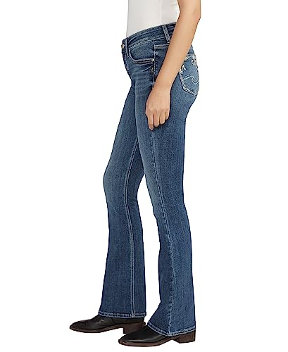 Silver Jeans Co. Women's Elyse Mid Rise Comfort Fit Bootcut Jeans2