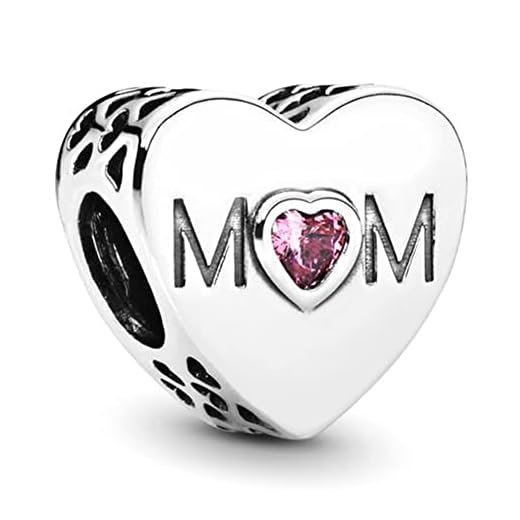 Fit Pandora Bracelet Women's Granddaughter/Daughter/Mom/Sister/Dad/Heart Love Silver Charms Mother Mom