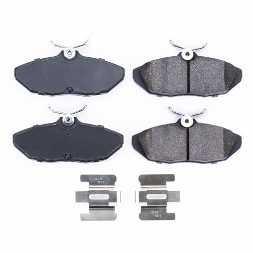 Image of PowerStop Rear Brake Pads for Dodge Viper 2001-02 |Ford Thunderbird 1993-97 |Thunderbird 2002 |Jaguar S-Type 2000-02 - Z17 Ceramic Brake Pads with Installation Hardware, 17-599