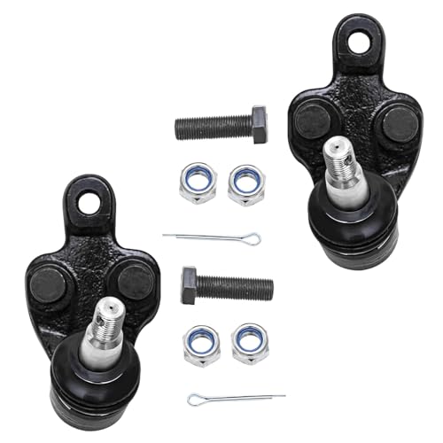 Image of Detroit Axle - 2.4L Front 6pc Steering Knuckles Kit for 04-06 Toyota Camry, Steering Knuckle & Wheel Bearing Hubs Lower Control Arms Lower Ball Joints 2004 2005 2006 [Vehicle Built in USA] Replacement