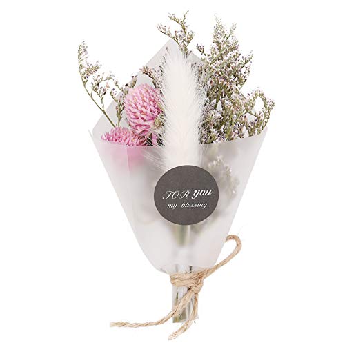 Ramo pequeño de flores secas naturales decorativo 11cm