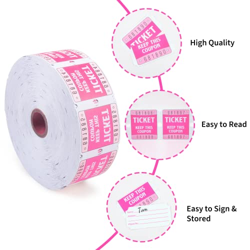 L LIKED Biglietti della lotteria Double Roll 2000