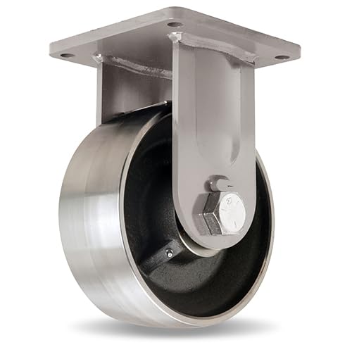 10" Hamilton-MaxiDuty R-MD-104FST Rigid Plate Caster Forged Steel Wheel 18000 lb