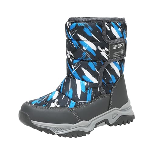 IWIHMIV Winter Boots Toddler Winter Shoes Girls' Snow Boots Winter Boots for Toddler Boys Comfortable Warm Shoes for Kids