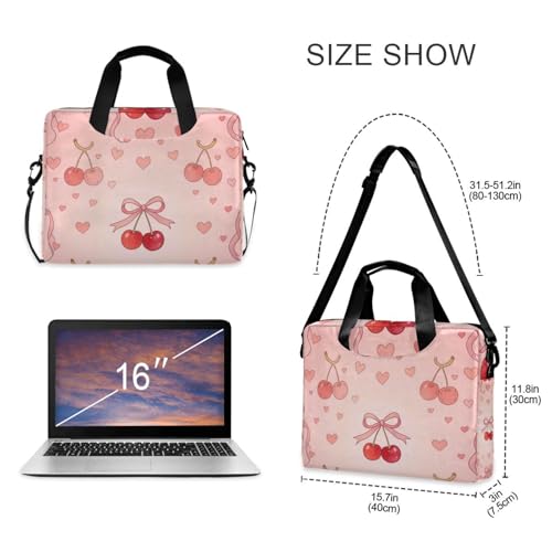 Maletín portátil para laptop 15.6 pulgadas crossbody con asa miniatura 5