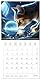 L’heure bleue des animaux (Calendrier mural carré 2026 30 x 60 cm (ouvert)) Calendrier double avec une page pour vos prises de notes