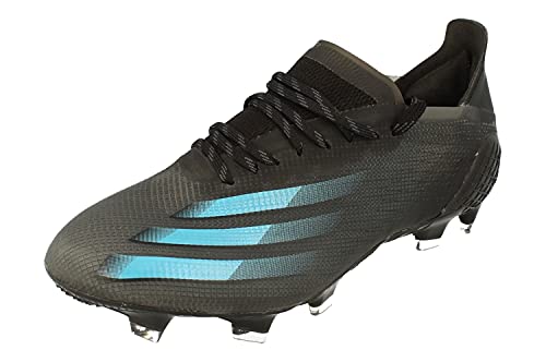adidas X Ghosted.1 FG Mens Football Boots Soccer Cleats (UK 4.5 US 5 EU 37 1/3, Black Grey EG8255)