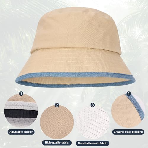 Sombrero tipo bucket para verano con protección UV miniatura 4