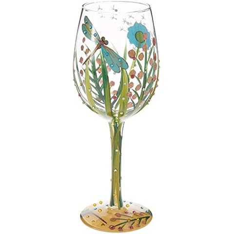 Lolita 4053099 "Dragonfly" Wine Glass 8.5 x 8.5 x 22.5 cm Cover