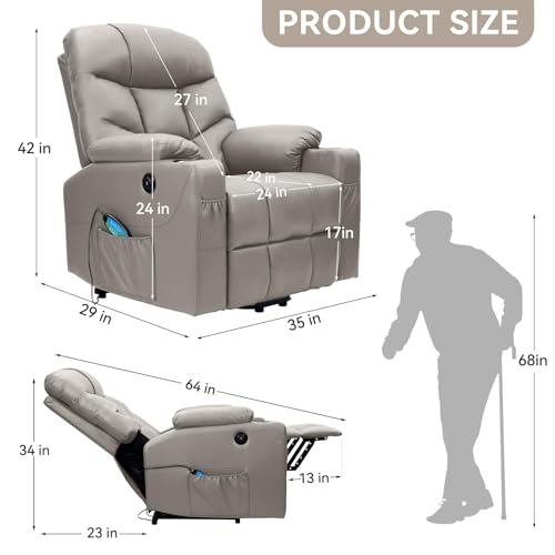 Sillón con reposapiés y tapizado en tela LSIGHTUS miniatura 2