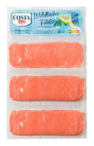 Costa MSC Wildlachsfilets im Frischepack 375g