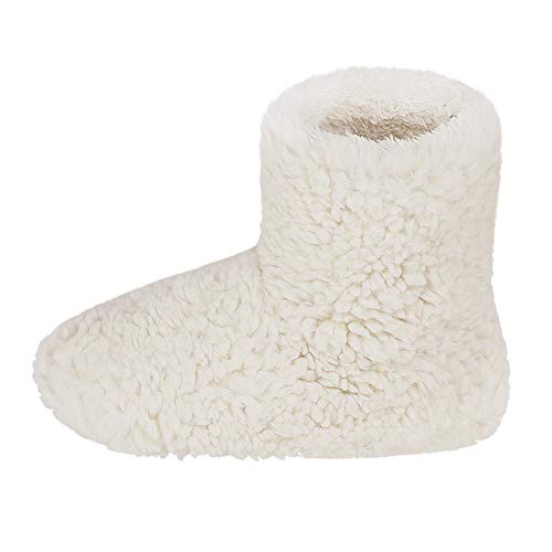 JIAHG Unisex Insulated Down Slippers Snow Ankle Boots Winter Thick Warm Plush Lining House Shoes Cozy Indoor Non-Slip4