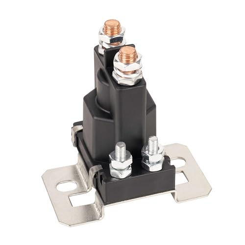 BlueStars 14V 4-Terminal Golf Cart Solenoid - Fits EZGO TXT Gas 1994-Up